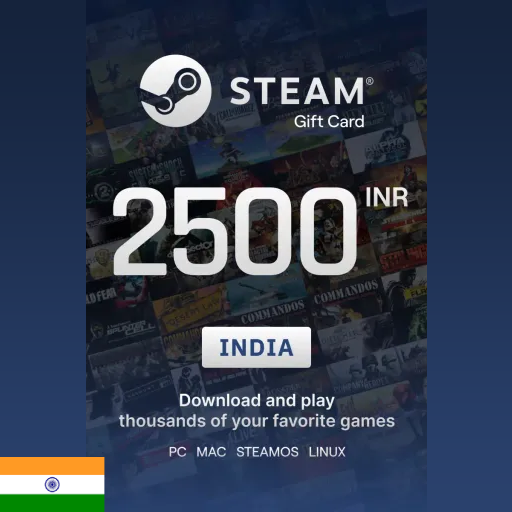 Steam Wallet 2500 INR Gift Card (India) - Digital Key