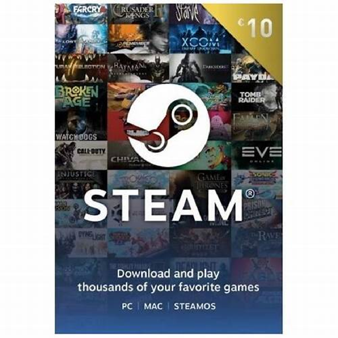 Steam Gift Card ＄10 - Instant Code Delivery