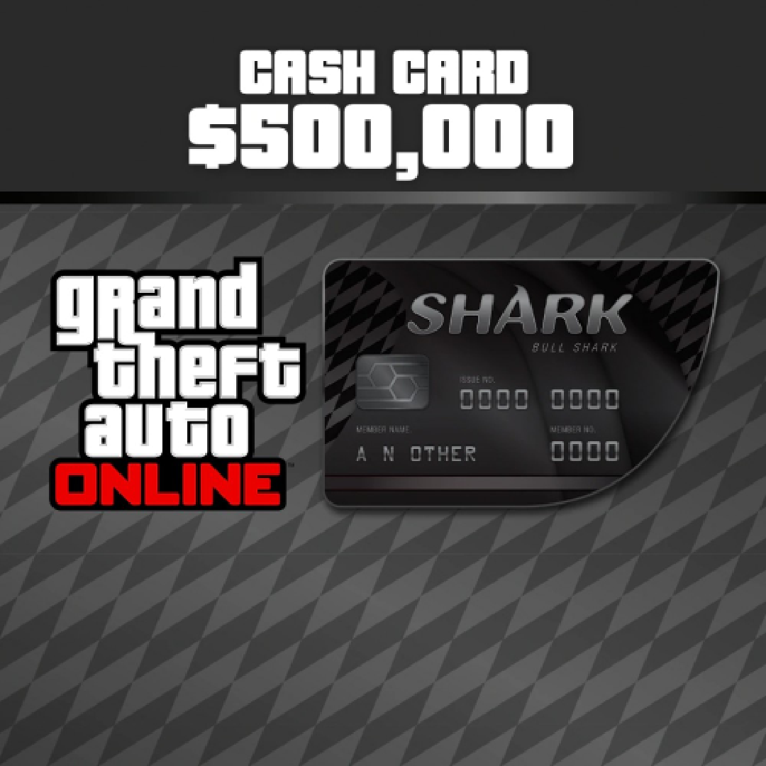 GTA Online Bull Shark Cash Card ＄500,000 (Global) (PC)- Rockstar - Digital Key