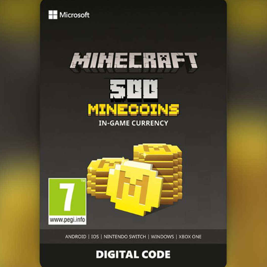Minecraft - Minecoins Pack 500 Coins - Microsoft Store Key