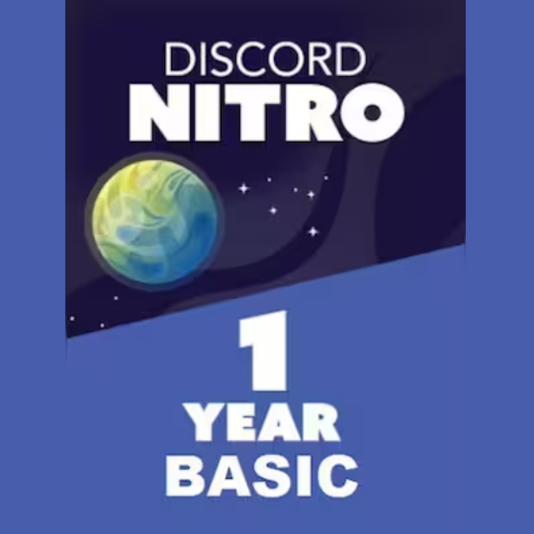 Discord Nitro Basic 1 Year - Discord Key - GLOBAL