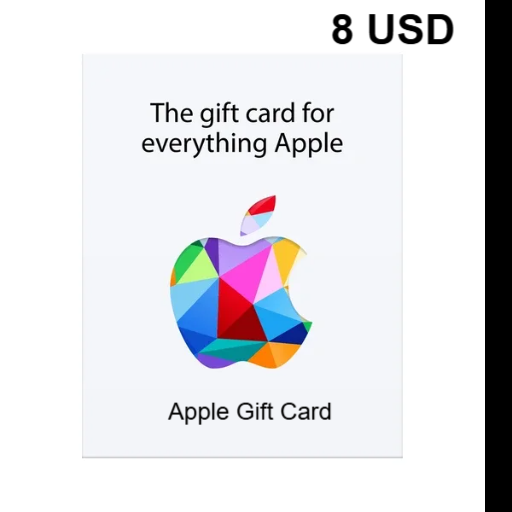 Apple Gift Card 8 USD - Apple Key