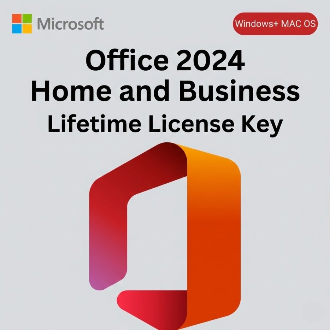 Microsoft Office 2024 Home and Business PC/MAC Lifetime Bind Key