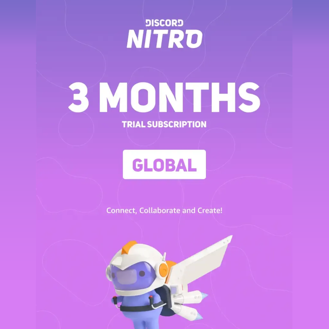 Discord Nitro Trial 3 Months - Discord Key - GLOBAL