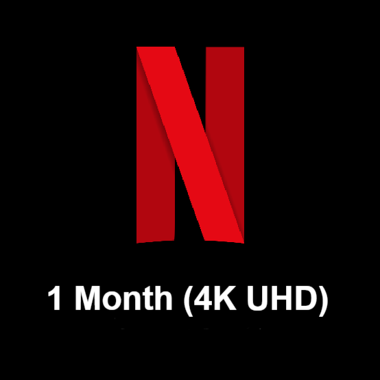 Netflix Subscription Private Pack 1 Month (4K UHD) (Private Account)