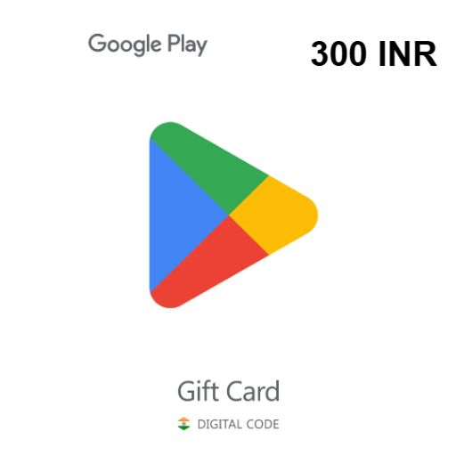 Google Play Gift Card 300 INR - Google Play Key - INDIA