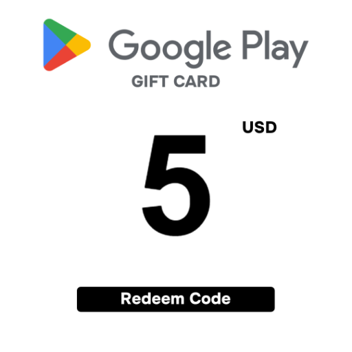 Google Play Gift Card 5 USD - Google Play Key - UNITED STATES