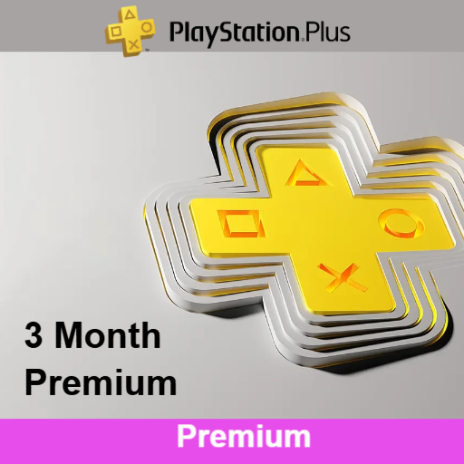 PlayStation Plus 3 Month Premium - PSN Account