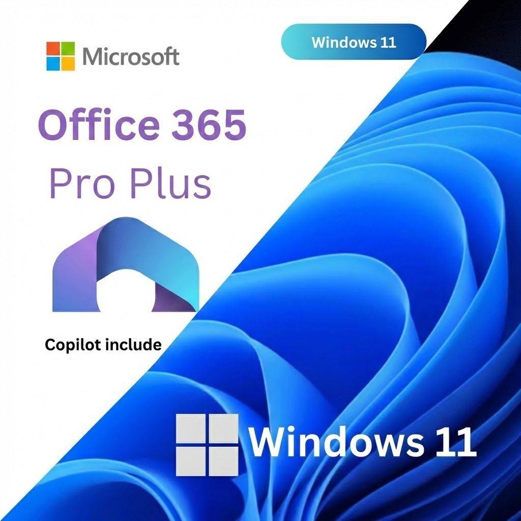 Windows 11 Pro + Microsoft Office 365 Pro Plus Account Bundle Pack
