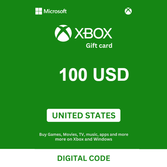 XBOX Gift Card 100 USD - Xbox Key - UNITED STATES