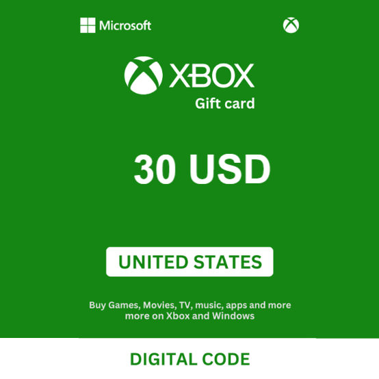 XBOX Gift Card 30 USD - Xbox Key - UNITED STATES