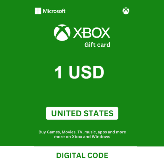 XBOX Gift Card 1 USD - Xbox Key - UNITED STATES