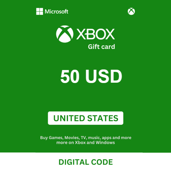 XBOX Gift Card 50 USD - Xbox Key - UNITED STATES